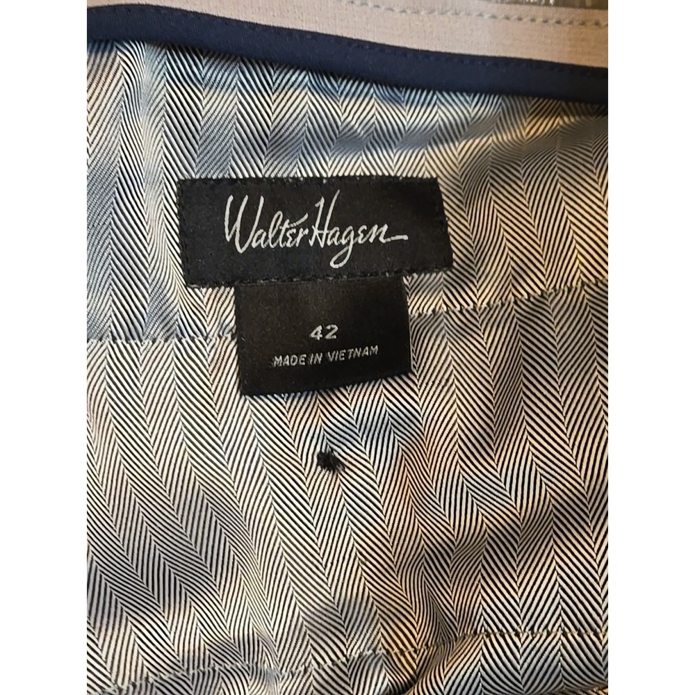 Walter Hagen Golf Shorts Mens 42 Blue Performance Stretch Flat Front EUC Casual - Picture 5 of 12